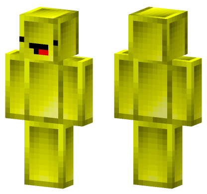 Light Yellow Derp Minecraft Bedrock skin