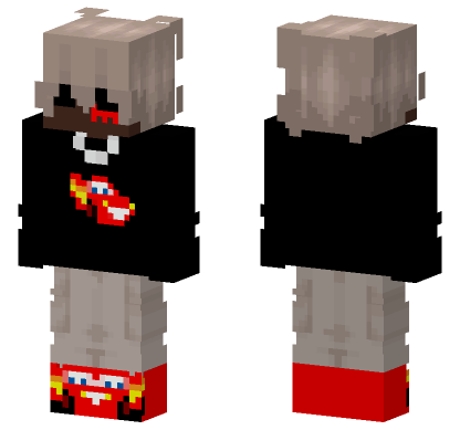 Lightning McQueen Skin Minecraft Bedrock skin