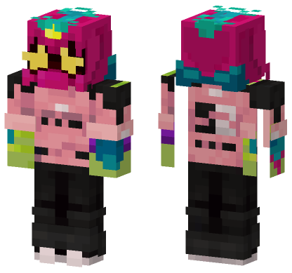 Lily Brawl Stars Minecraft Bedrock skin