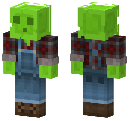 Lime Slime Minecraft Bedrock skin