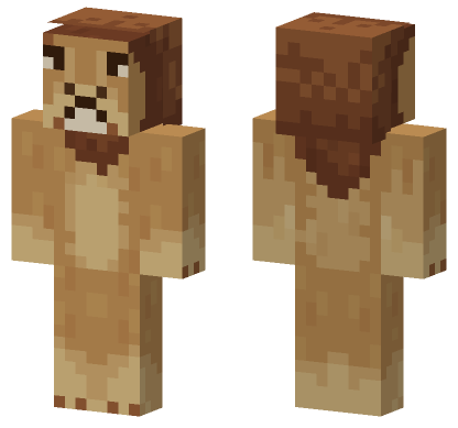 Lion Skin Minecraft Bedrock skin