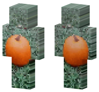 Literally A Pumpkin Minecraft Bedrock skin