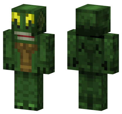 Lizard Man Minecraft Bedrock skin