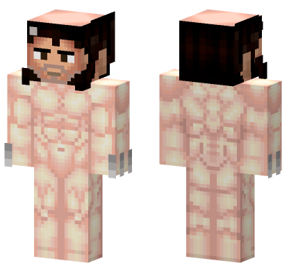 Logan No Clothes Minecraft Bedrock skin
