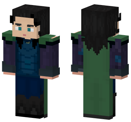 Loki Avenger Minecraft Bedrock skin