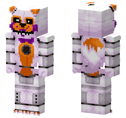 Lolbit Five Nights At Freddy's Minecraft Bedrock skin