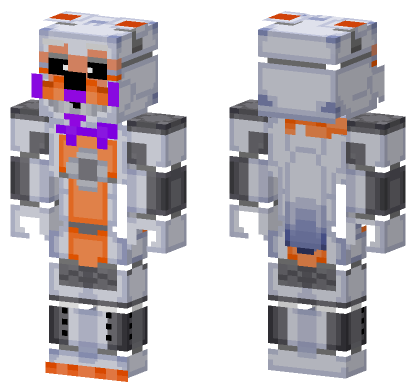 Lolbit Fnaf Vr Minecraft Bedrock skin