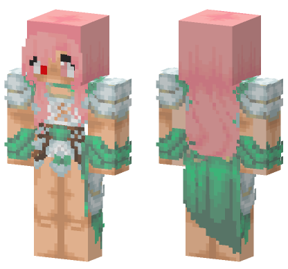 Lord Mrs Pink Tanyatraxh Minecraft Bedrock skin