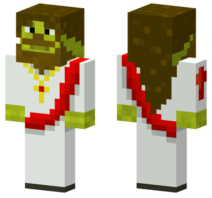 Lord Shrek Minecraft Bedrock skin