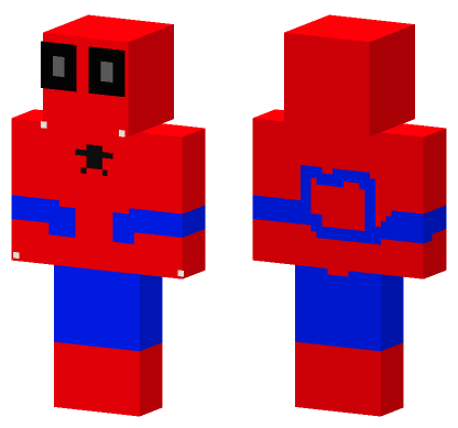 Low Budget Spiderman Minecraft Bedrock skin