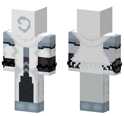 Low Quality Snow Cultist Minecraft Bedrock skin