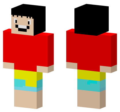 Luffy 4802538 Minecraft Bedrock skin