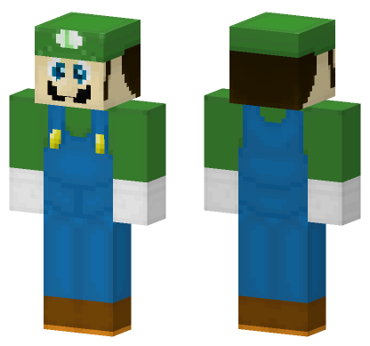 Luigi 4785472 Minecraft Bedrock skin