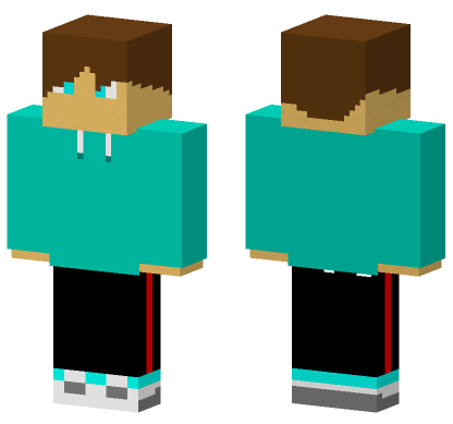 Luigi Green Overalls Minecraft Bedrock skin