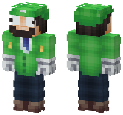 Luigitoan Minecraft Bedrock skin