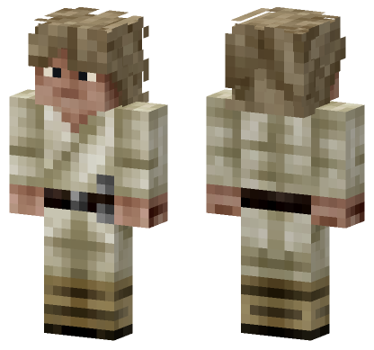 Luke Skywalker Minecraft Bedrock skin