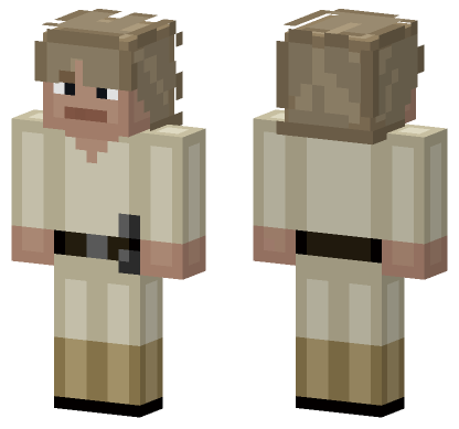 Luke Skywalker Minecraft Bedrock skin