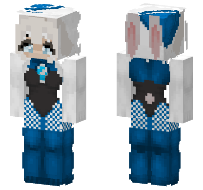 Lulu 6769255 Blue Outfit Minecraft Bedrock skin