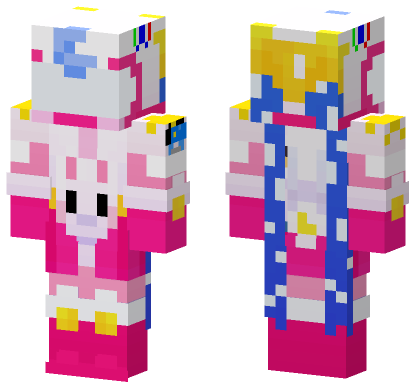 Lunar Janet Brawl Stars Skin Minecraft Bedrock skin