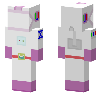 Luna's Mom Spacesuit Minecraft Bedrock skin