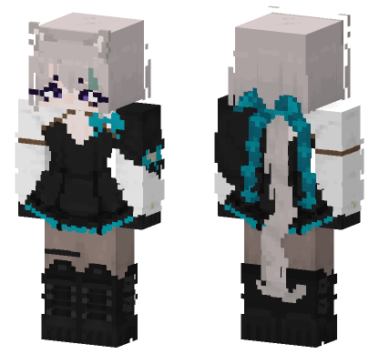 Lynette Genshin Impact Minecraft Bedrock skin