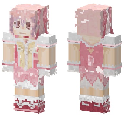 Madoka Magica Kaname Minecraft Bedrock skin