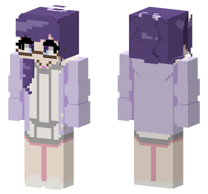 Mafuyu Asahina Distant Warmth Minecraft Bedrock skin