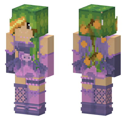 Magenta Human Bedtime Minecraft Bedrock skin