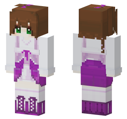 Magical Lavender Original Skin Minecraft Bedrock skin