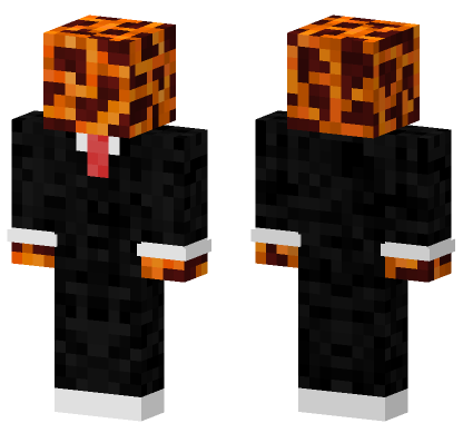Magma Man Minecraft Bedrock skin