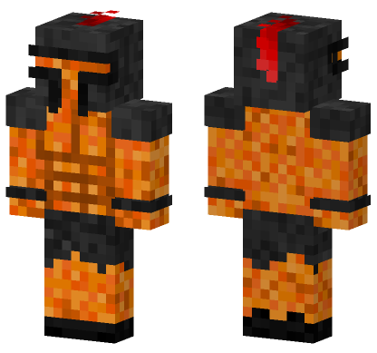 Magmatic Gladiator Minecraft Bedrock skin