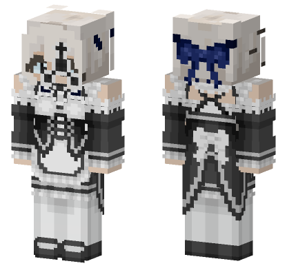 Maid Outfit Minecraft Bedrock skin