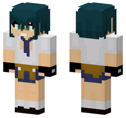 Maki Takaura Minecraft Bedrock skin