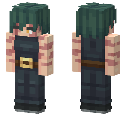 Maki Zenin Culling Game Minecraft Bedrock skin