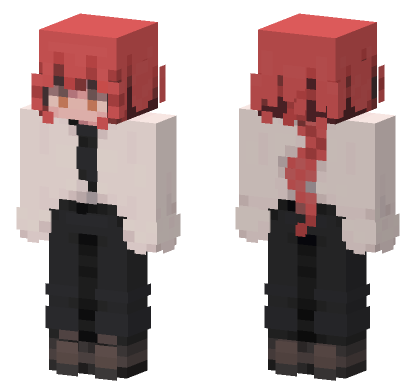 Makima Minecraft Bedrock skin