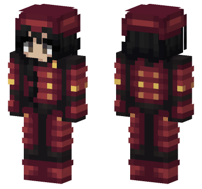 Malaya Samurai Skin Minecraft Bedrock skin
