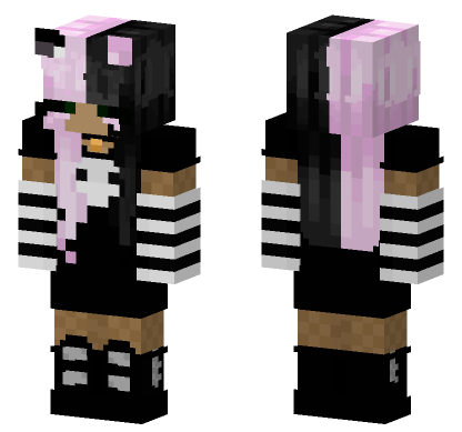 Mall Goth Skin Minecraft Bedrock skin