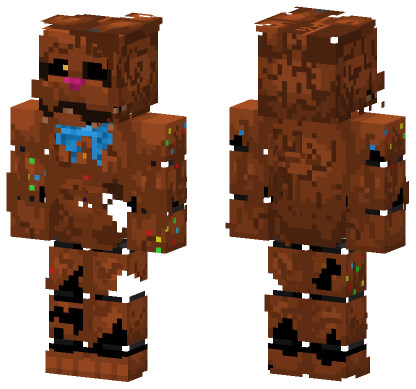 Malted Chocolate Bonnie Minecraft Bedrock skin