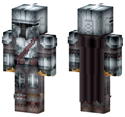 Mandalorian Hunter Armor Minecraft Bedrock skin