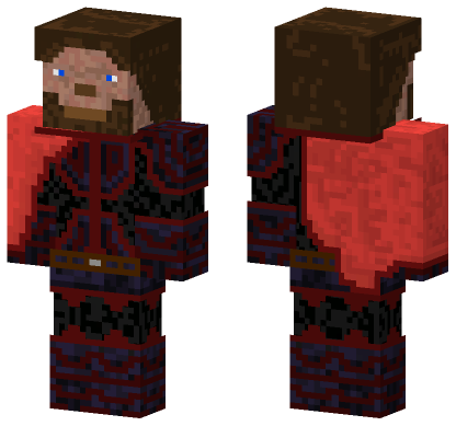 Mandalorian In Dark Beskar Armor Minecraft Bedrock skin