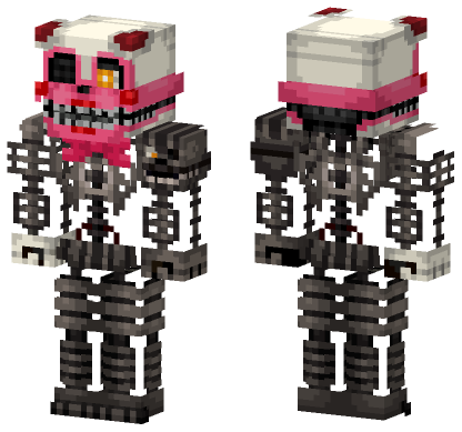 Mangle 1981 1983 Fredbear's Family Diner Minecraft Bedrock skin