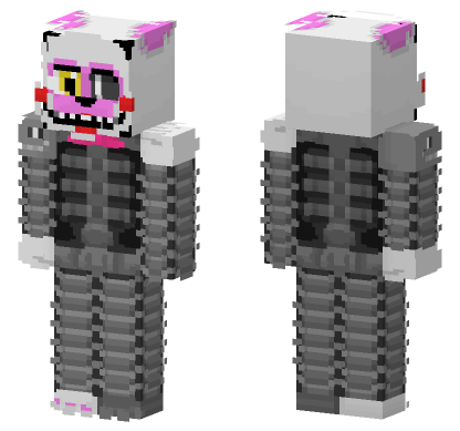 Mangle FNAF 2 Skin Minecraft Bedrock skin