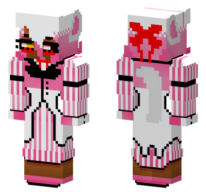 Mangle FNAF 2 Skin Minecraft Bedrock skin