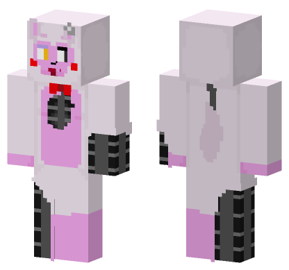 Mangle FNAF Skin Minecraft Bedrock skin
