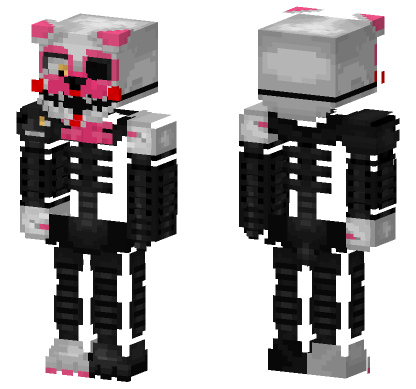Mangle FNAF2 Five Nights At Freddy's Minecraft Bedrock skin