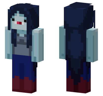 Marceline The Vampire Queen Minecraft Bedrock skin