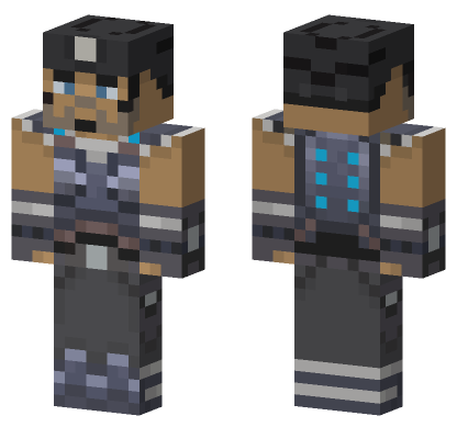 Marcus Fenix Minecraft Bedrock skin