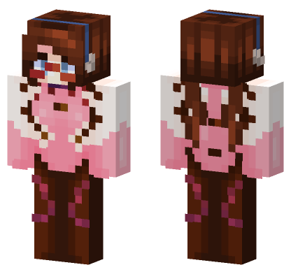 Mari Makinami Pilot Minecraft Bedrock skin