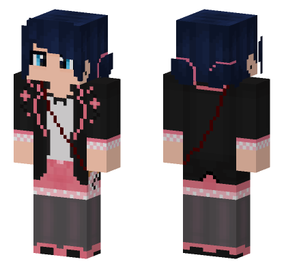 Marinette Season 6 Style Minecraft Skin Minecraft Bedrock skin