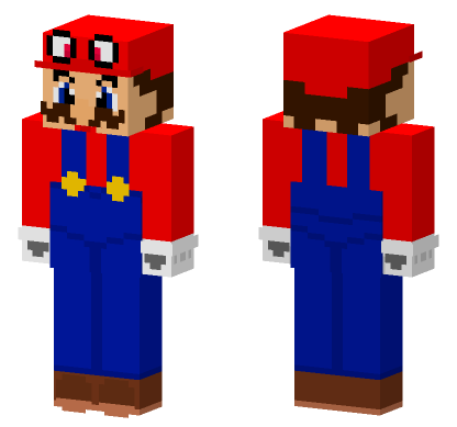 Mario Cappy Skin Minecraft Bedrock skin